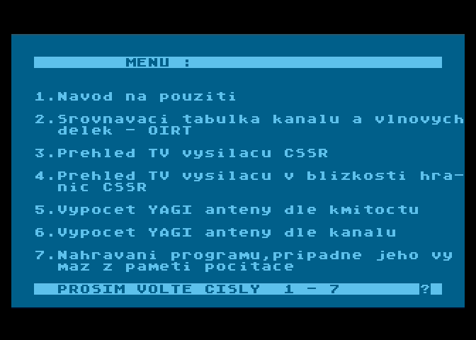 TELEVIZNI ANTENY