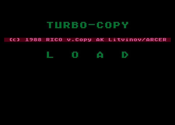 TURBO-COPY LOAD V.COPY
